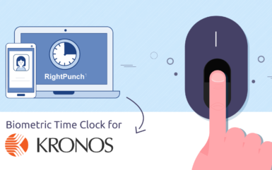 Affordable Biometric Time Clock for Kronos Workforce Management