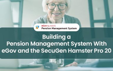 How M2SYS eGov Powers Building a Pension Management System Using the SecuGen Hamster Pro 20