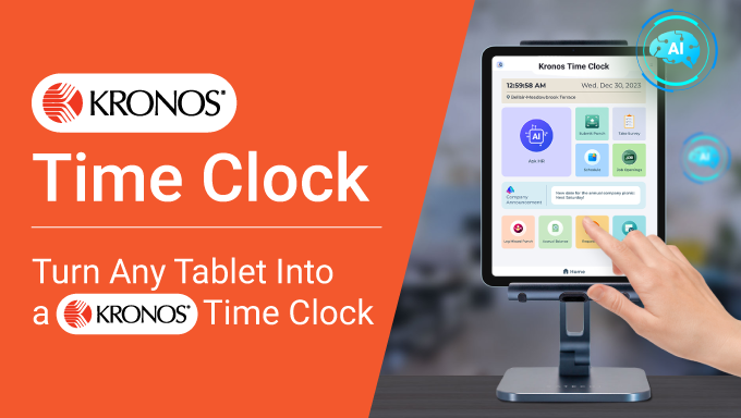 Affordable Kronos Time Clock Software For iPad/Tablet