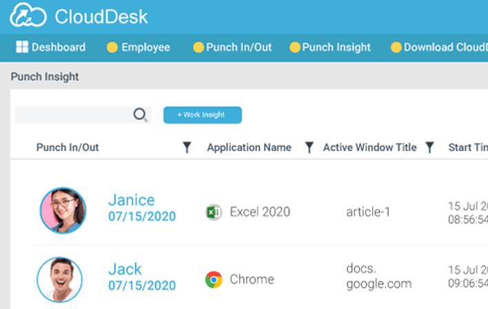 clouddesk-remote-employee-web-app-use-tracking